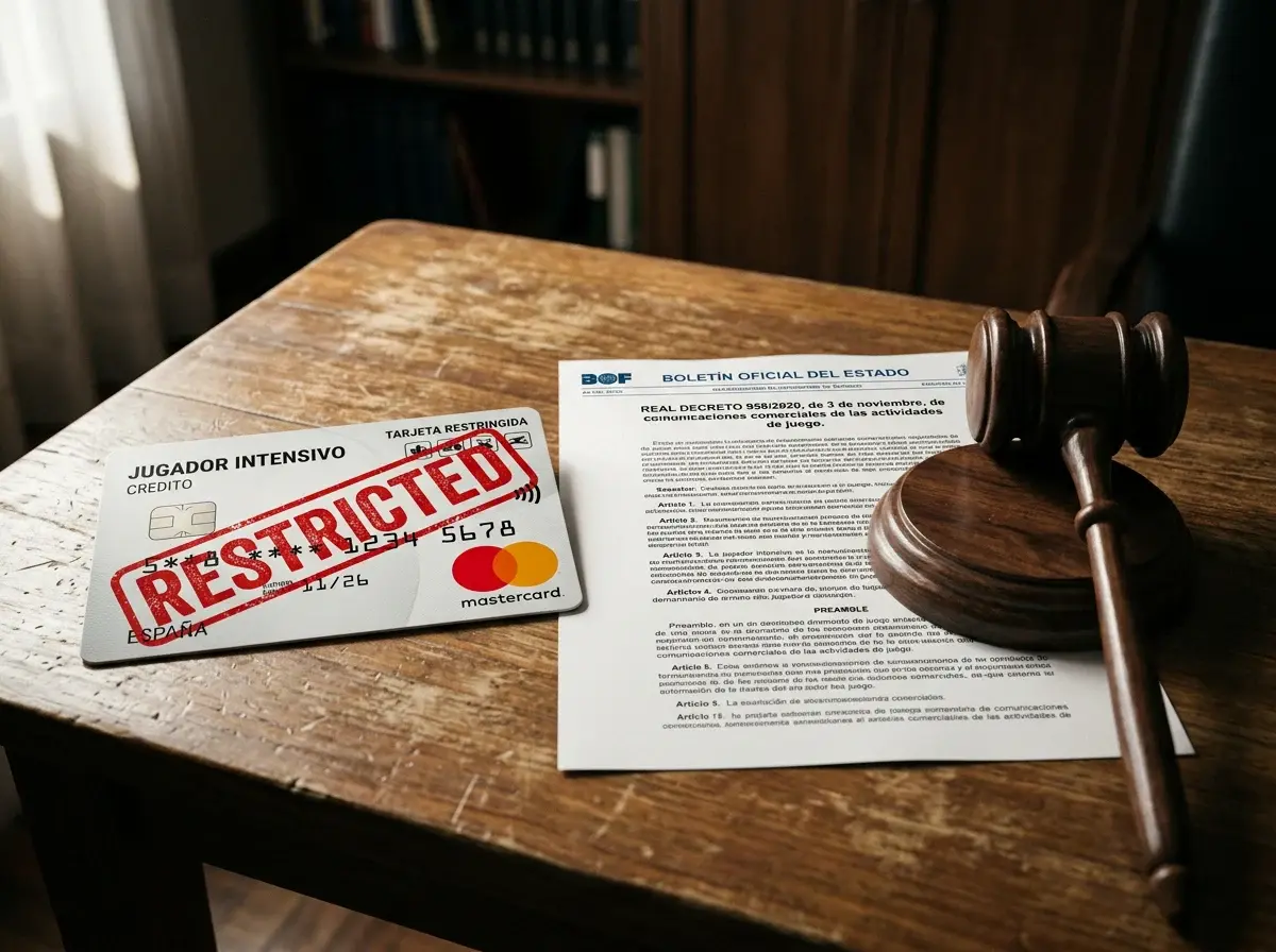 Restricciones del RD 176/2023 para jugadores intensivos y tarjetas de crédito en apuestas