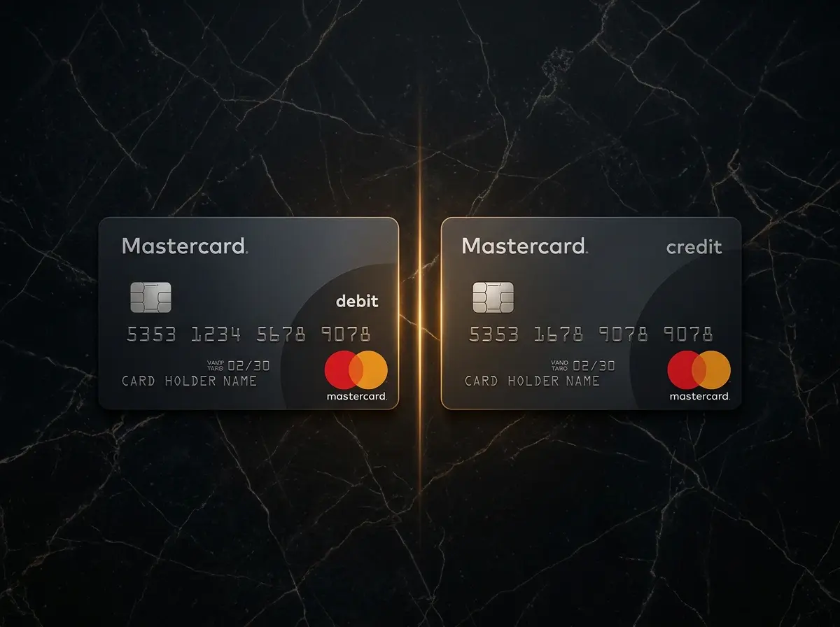 Comparativa entre tarjetas Mastercard de débito y crédito para apostar en casas de apuestas en España