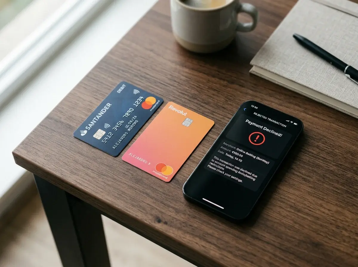 Problemas y soluciones al usar Mastercard de neobancos como Revolut y N26 en casas de apuestas