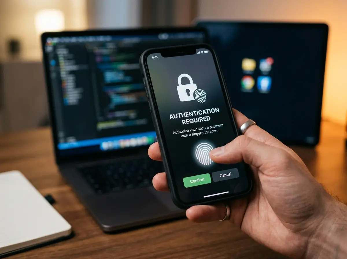 Representación visual de las capas de seguridad de Mastercard: 3D Secure, tokenización y Decision Intelligence
